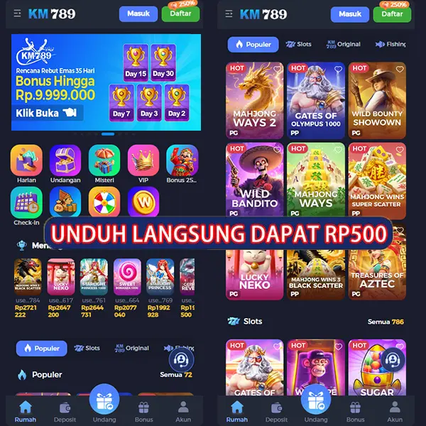km789 Tangkapan Layar - Resmi